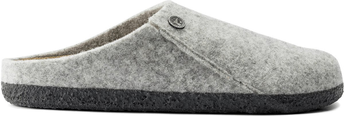 Birkenstock Zermatt Pantoffels Light Regular-fit Wolvilt Grijs
