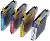 PrintAbout - Inktcartridge / Alternatief voor de Brother LC-980BK / 4 Kleuren