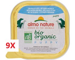 Almo Nature Dailymenu - Puppy - Bio Hondenvoer met Kip - 9x300gr