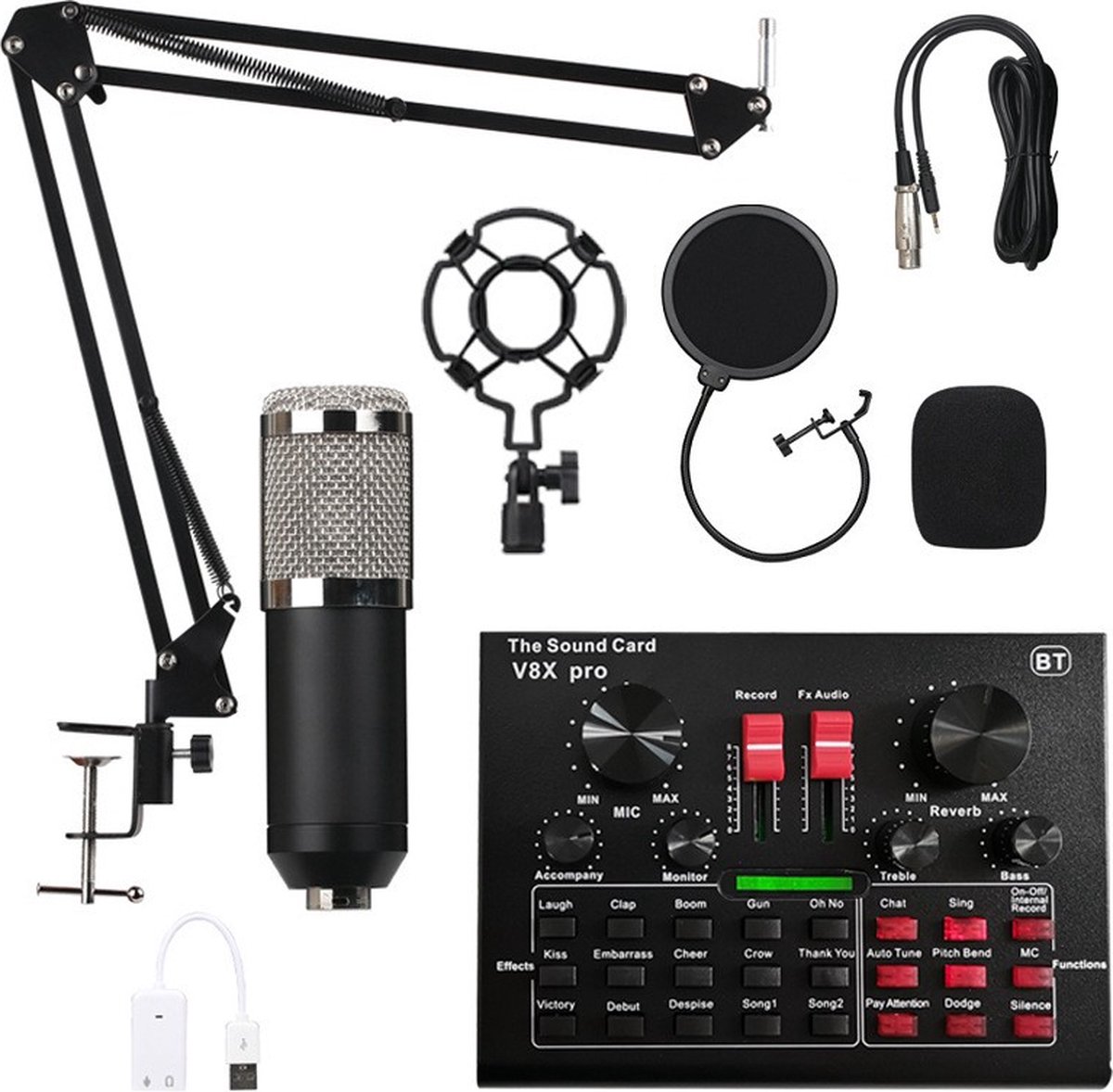 condensator microfoon kit met opname mount