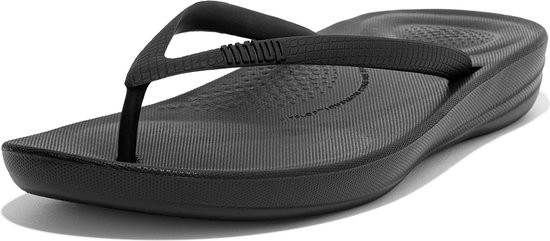 Tongs noires FitFlop iQUSHION