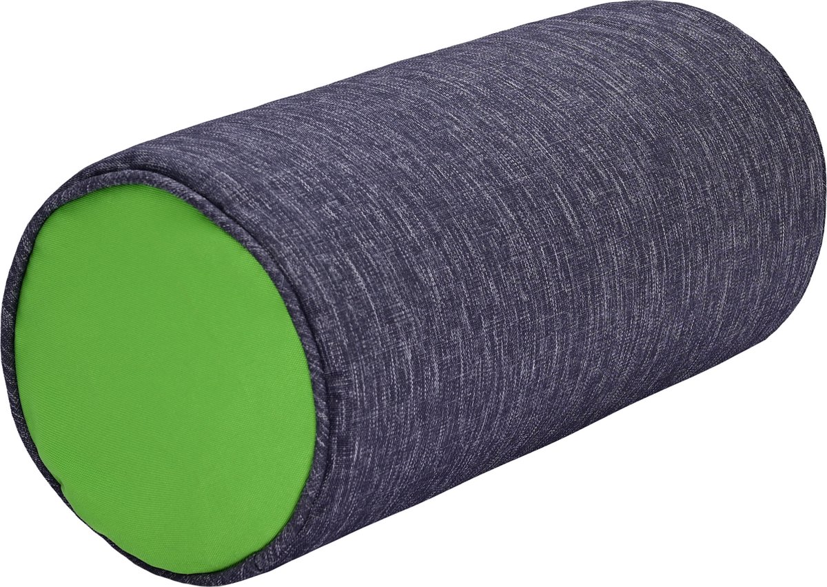 Buitenkussens - Waterbestendig Tuinkussens - Bolster kussen - Tuinsierkussens - Tuinstoelkussens - Rond Steunkussen - 50x20 cm