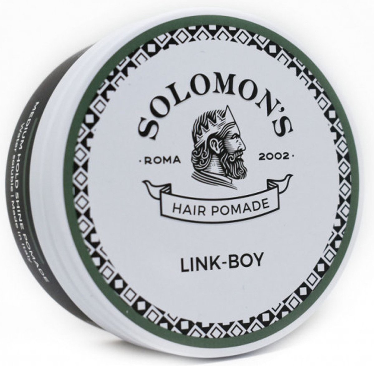 Solomon's Link Boy Medium hold shine Pomade (Green) 100ml