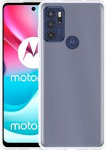 Motorola Moto G60s TPU Case hoesje - Just in Case - Effen Transparant - TPU (Zacht)