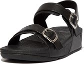 FitFlop Lulu Adjustable Sandal - Leather ZWART - Maat 41