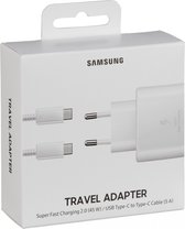 Samsung Power Adapter - USB-C naar USB-C Kabel - 45W - 1m - Wit
