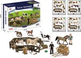 Fun Toys amusants - Animaux de la ferme - Ensemble de jeu de ferme avec chevaux et accessoires
