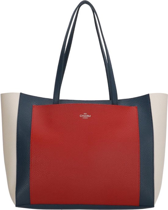 Charm London Covent Garden Shopper - Blauw-Wit-Rood