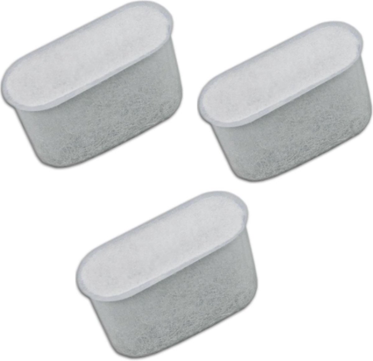 3x filter- geschikt voor Delonghi - anti chloorfilter koolstoffilter - 2 x 2 x 1 cm - waterfilter koffiezetapparaat oa. BCO330 BCO420 - 3 stuks - 7313285779