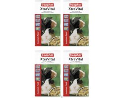 4x Beaphar XtraVital Cavia - caviavoer - 2.5kg