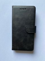 Samsung Galaxy S7 hoesje - Kunstleer Book Case Zwart -  met extra ruimte voor briefgeld