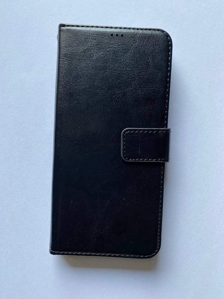 Samsung Galaxy S8 plus hoesje - Kunstleer Book Case Zwart - met extra ruimte voor briefgeld