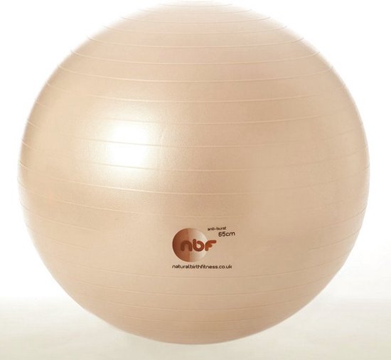 Ball de Naissance - 75 cm - doré - Ballon de Naissance Natural & Fitness  avec pompe -... | bol.com
