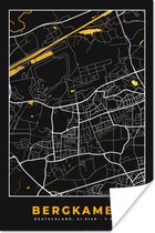 Poster Stadskaart – Kaart – Bergkamen – Gold – Duitsland – Plattegrond - 120x180 cm XXL