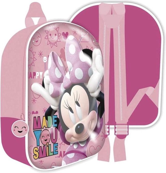 Disney Sac à Dos Minnie Mouse Filles 24 X 36 Cm Polyester Rose