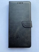 Samsung Galaxy A21s hoesje - Kunstleer Book Case - Zwart met extra ruimte voor briefgeld