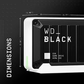 WD - Western Digital WD Black Game Drive SSD D30 desk 500GB for Xbox