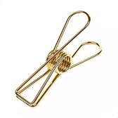 Wire knijper - Fish clips 18 x 72 mm | XL | Goud | 10 stuks