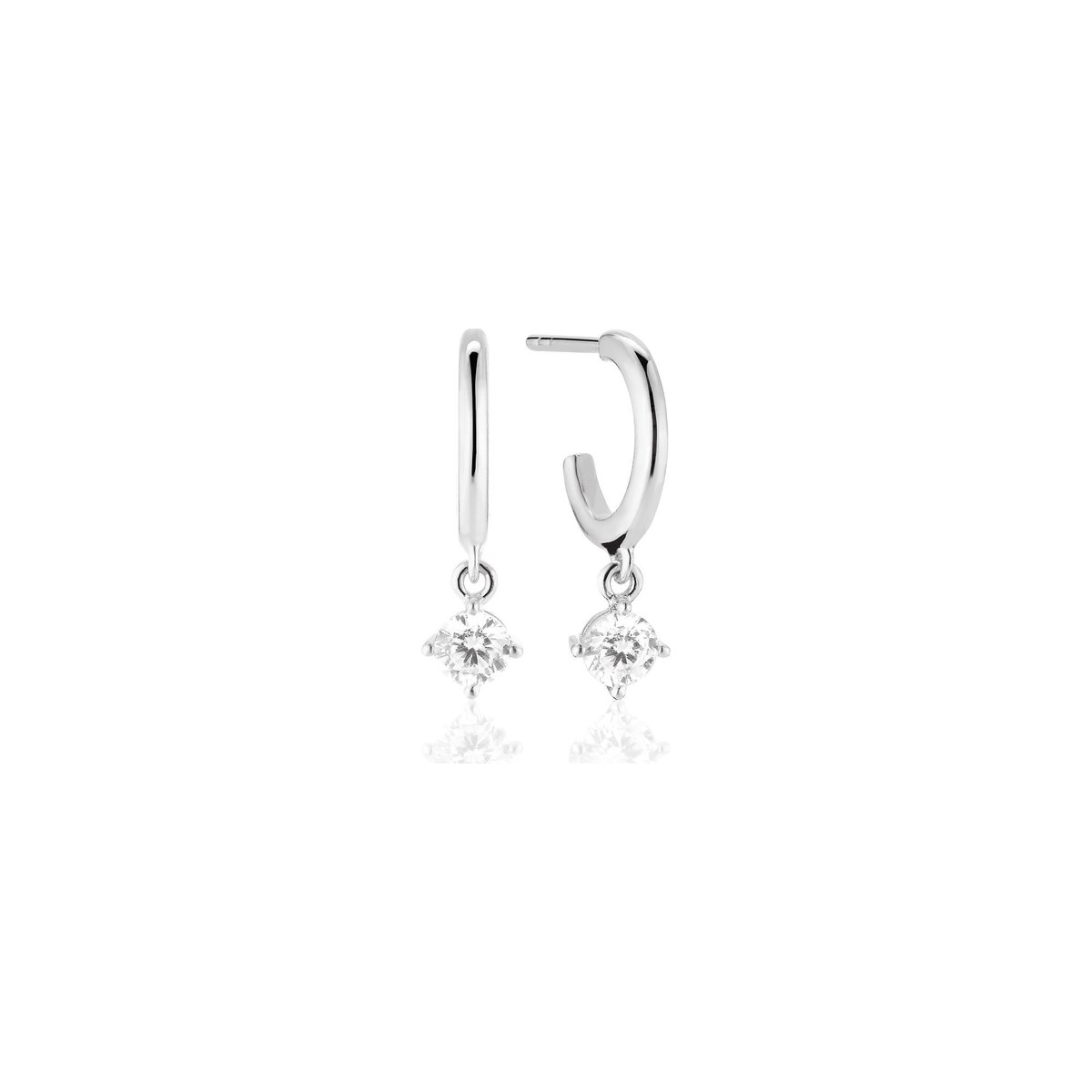 SIF JAKOBS JEWELLERY BELLUNO DAMES OORRINGEN SJ-E42112-CZ-SS