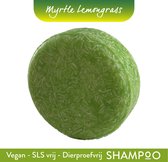 Elicious® - Shampoo Bar - Normaal tot Vet Haar - Lemongrass - Natuurlijke Shampoo - SLS vrij - Plasticvrij - Vegan- Dierproefvrij