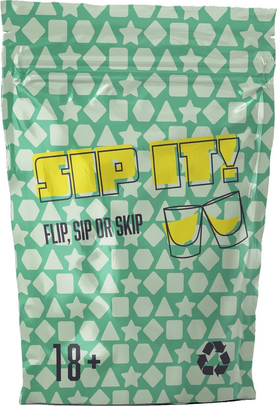 Afbeelding van het spel Sip it! drankspel  - Drankspel - Het is tijd om te drinken, het is tijd voor Sip it! - 18+ - Drank spel kaarten - Drinking game