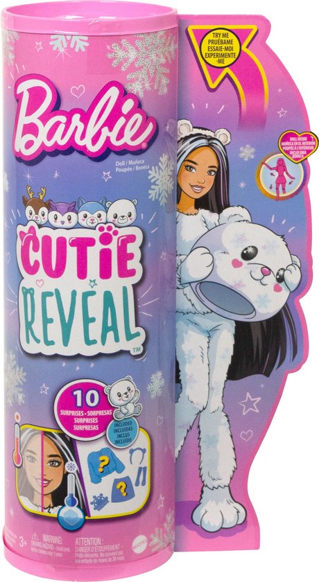 Verstikkend komen systeem Barbie Cutie Reveal Winter Sparkle - IJsbeer | bol.com