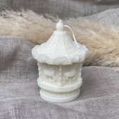 Forma Candles - Handgemaakte kaars Carrousel gebroken wit - 11cm