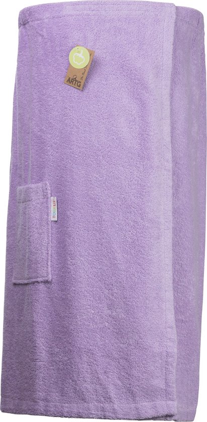 ARTG® Towelzz - Sauna Kilt - Dames - met klittenband - Lavendel - Light Purple - ( tot 150 cm borstomvang)