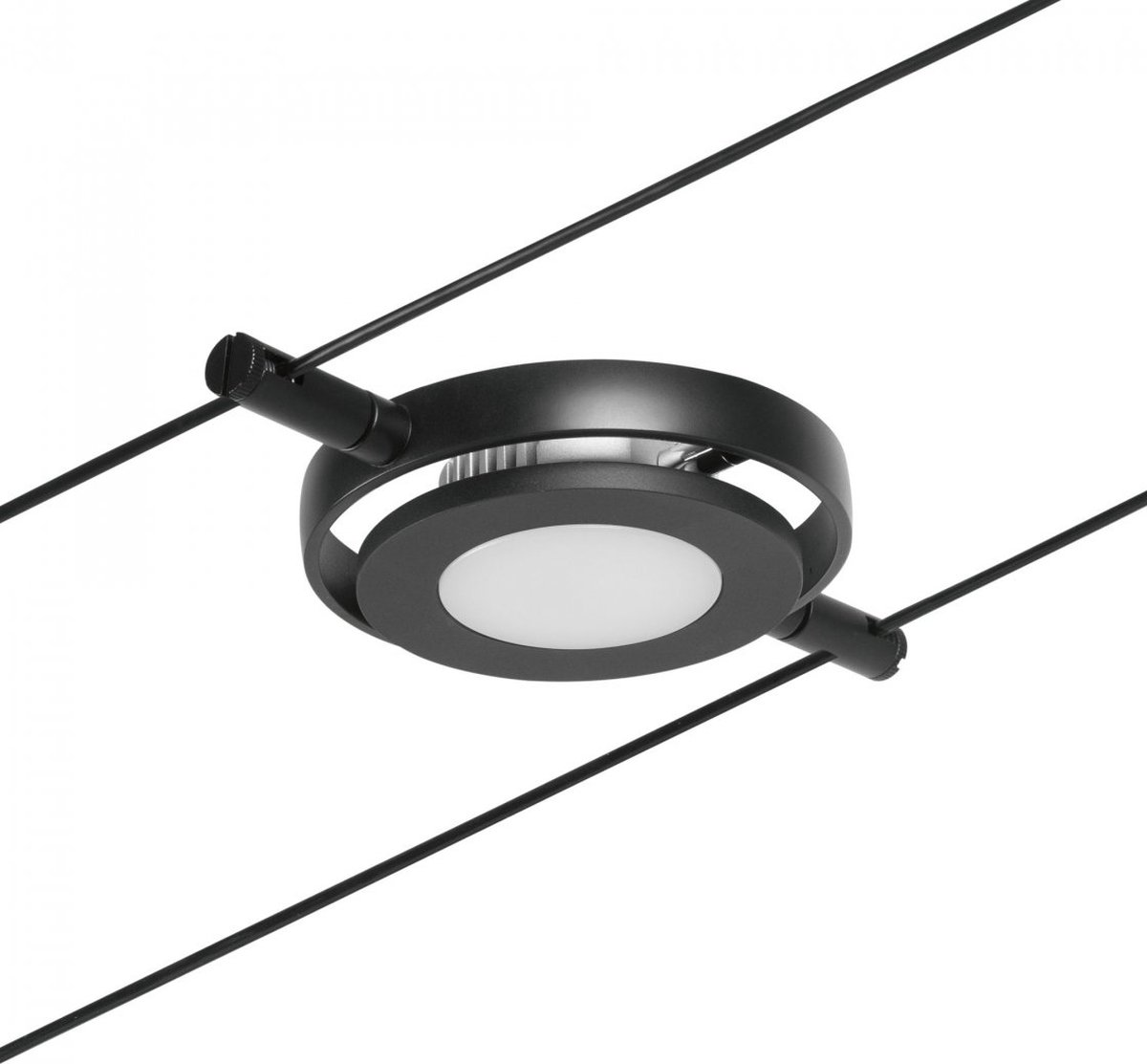 Paulmann 12V-kabelsysteem lamp 4 W LED Zwart (mat), Chroom