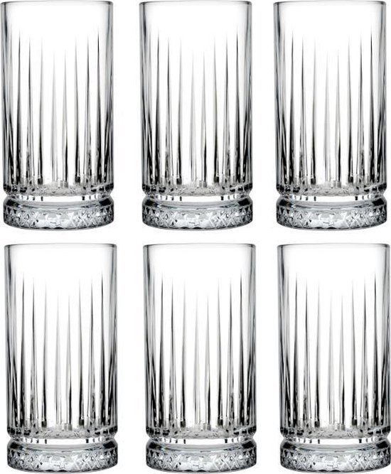 Pasabahce Elysia - Longdrinkglas - 280 ml- Set van 6