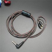 MMCX Audio AUX Kabel op 3,5 mm Jack Plug Voor Oordopjes - In Ear Koptelefoon
