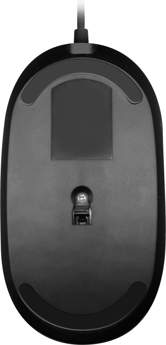 Macally UCDYNAMOUSE-B Optische bedrade USB-C-muis met stille klik - Zwart thumbnail 3