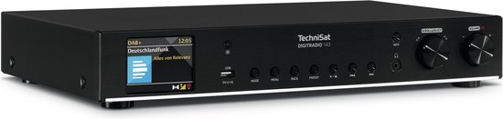 TechniSat DIGITRADIO 143 (V3) - DAB+ en internetradio ontvanger - Bluetooth - Wi-Fi - zwart