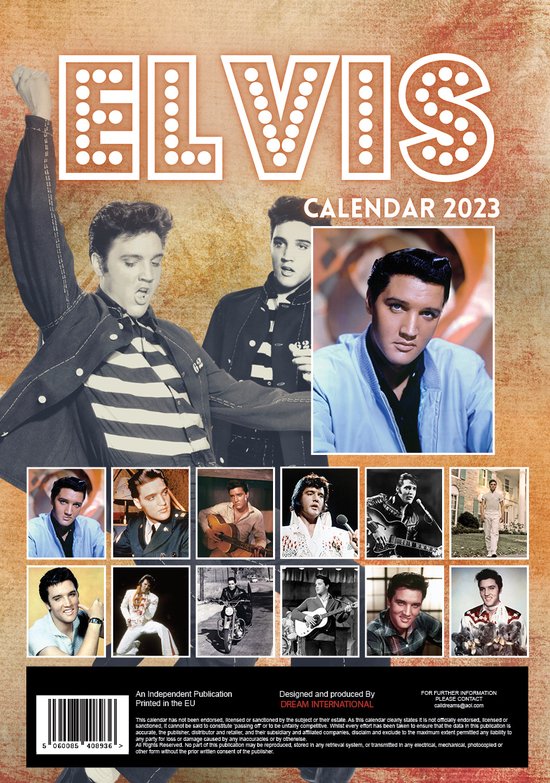 Elvis Presley Kalender 2023 A3  bol