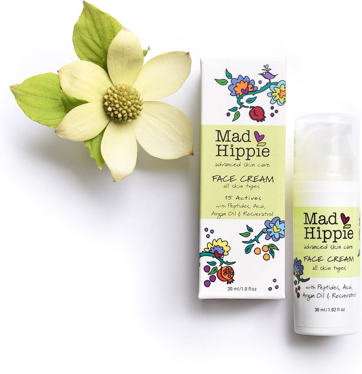 Mad Hippie Face Cream 100 VEGAN Natuurlijk 30ml bol