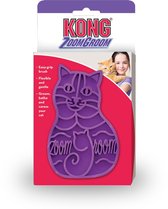 KONG Zoom Groom Kattenborstel – Borstel – Kattenkam – Paars – 11cm