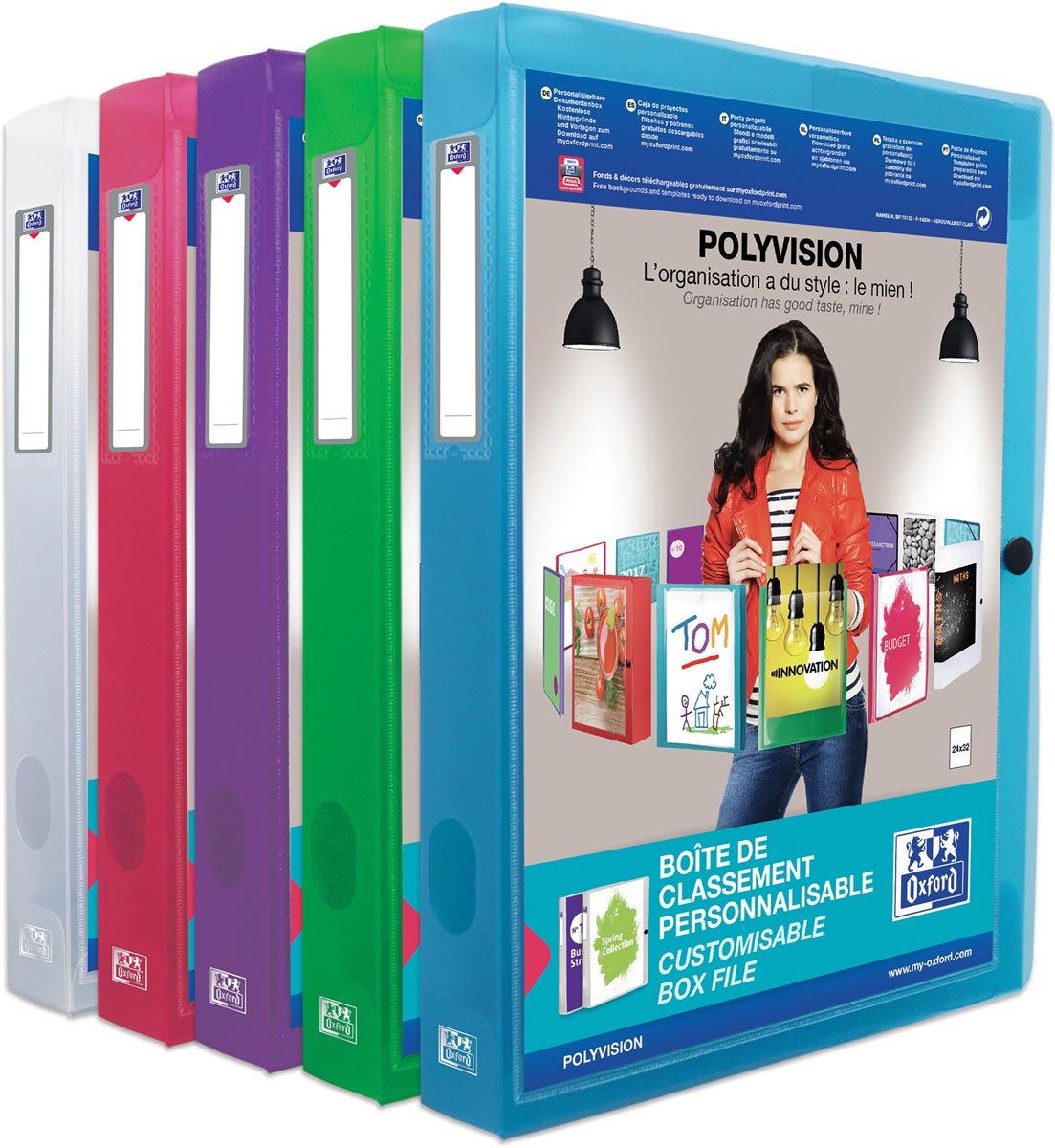 Elba elastobox Polyvision geassorteerde kleuren