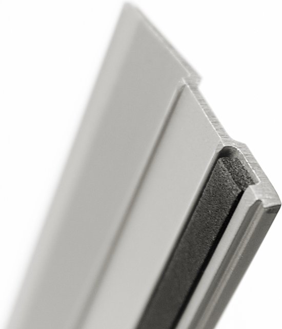 Kangaro liniaal - 50cm - aluminium - met rubber inleg - K-760050 - Kangaro