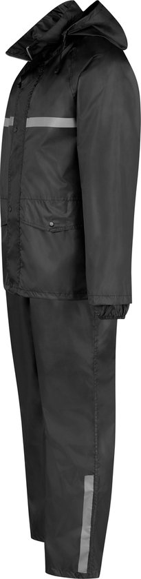 BJØRNSON Dusch Rainsuit Femme & Homme - Imperméable - Taille 2XL - Zwart