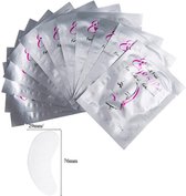 50 Paar Eye Pads (100 Stuks) - Wimperextensions - Gelpads - Eyepads - Eye Gel Patch - Oogkussens - Pluisvrij - 29m X 76mm - Verpakt in Silver Woman