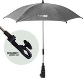 FreeON universele Parasol voor buggy, kinderwagen of wandelwagen - DonkerGrijs