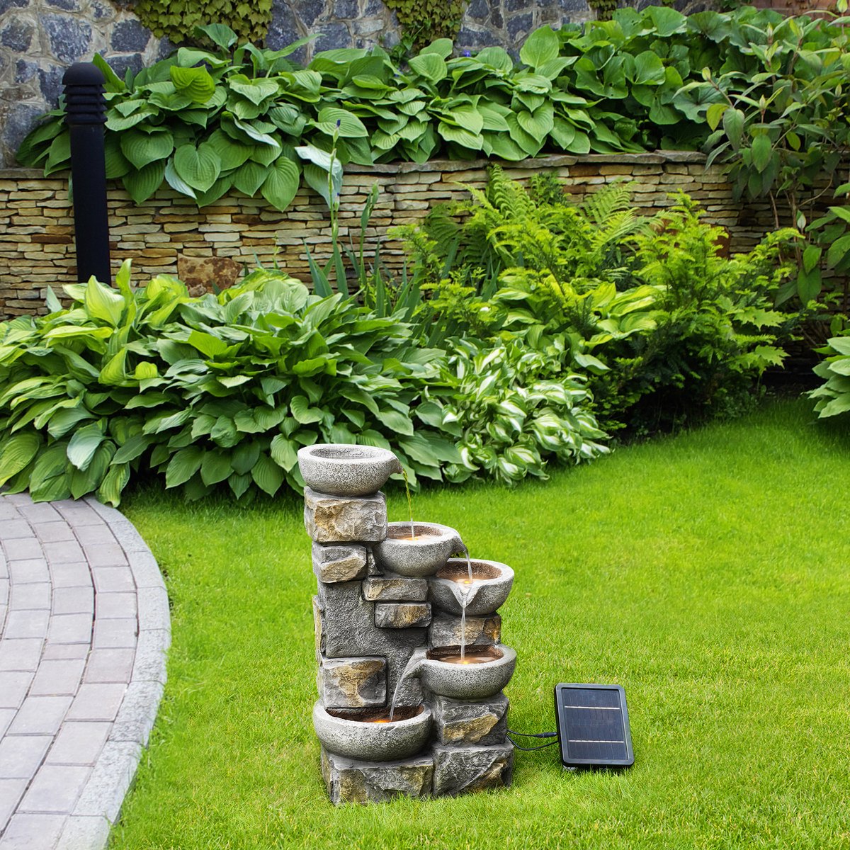 Intratuin waterornament fontein naturel 42 x 40 5 x 64 68 cm kopen? | Korting tot 43