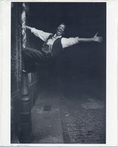 Mini zwart-wit poster - Jazz - Geoff Stern - 24x30 cm