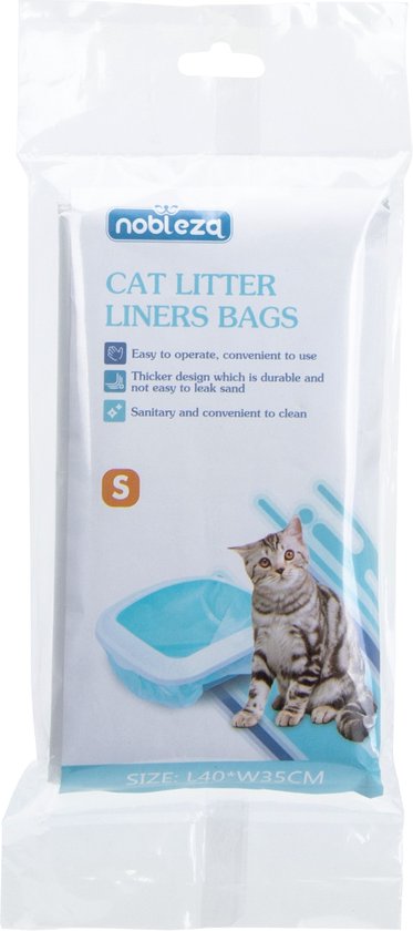 LEKEFETO 8 rollen kattenbakvullingen: 160 stuks kattenbakzakken, 45 x
