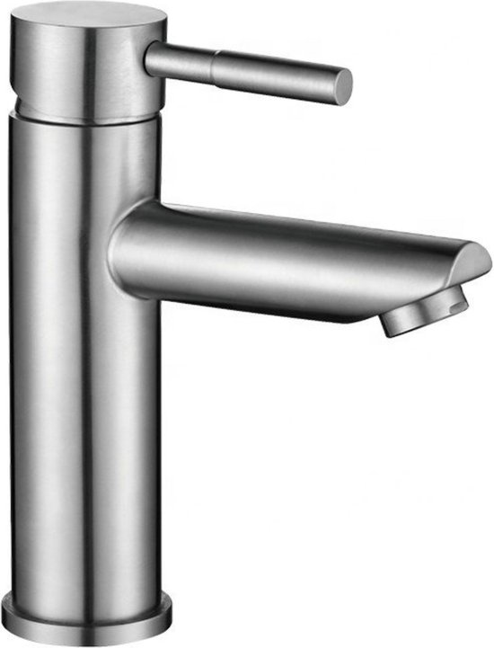 BADO Robinet pour lavabo - Mitigeur - Robinet de salle de bain - Chrome