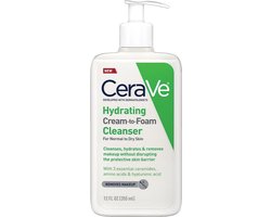 Cerave Hydrating Cream-to-foam Cleanser For Normal To Dry Skin 355 ml