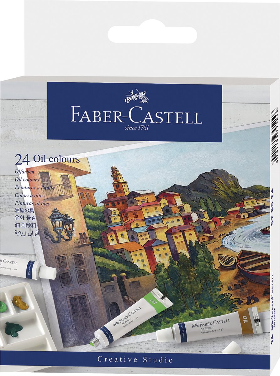 Faber-Castell olieverf - 9 ml - 12 tubes - FC-379524