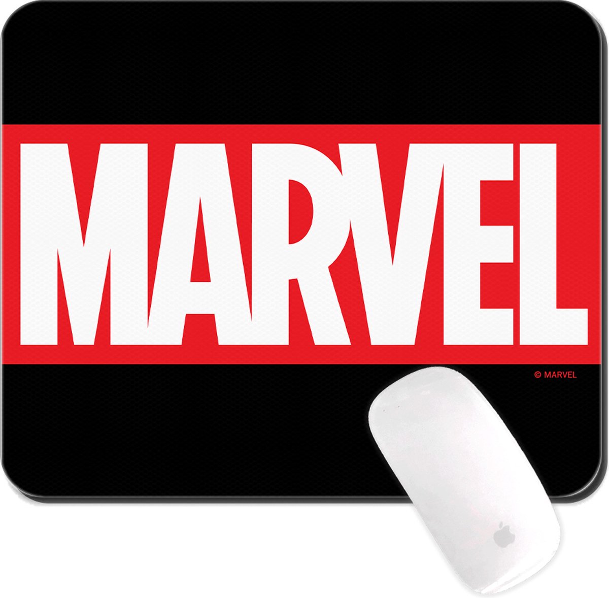 Marvel Logo - Muismat 22x18cm 3mm dik