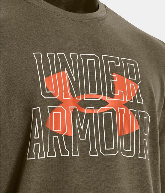 Under Armour Rival Terry Logo Crew-Tent / / Team Orange