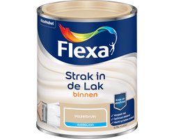 Flexa - Strak in de Lak Binnenlak Zijdeglans - Hazelbruin - Strak - 0.75 L
